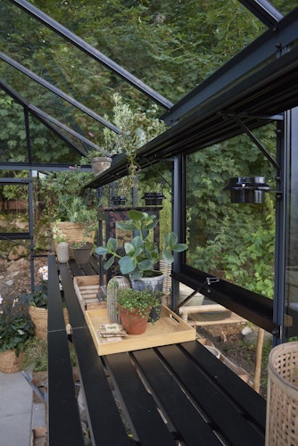 Juliana Gewächshaus Grand Oase Set inkl. Fundamentrahmen - 25,6 m²