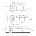 Vorschaubild Juliana Gewächshaus Gärtner - 16,2 m² / 18,8 m² / 21,4 m² inkl. gratis Fundamentrahmen & Startset im Wert von bis zu 798 € (bei anthrazit & Sicherheitsglas)