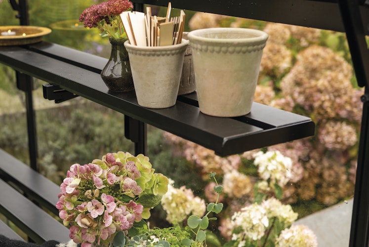 Juliana klappbares Lamellenregal für Qube 6 - 3,6 m² / 4,7 m² / 5,9 m²