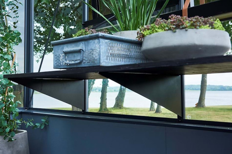 Juliana Regalhalter 1 Satz á 3 Stück, schwarz