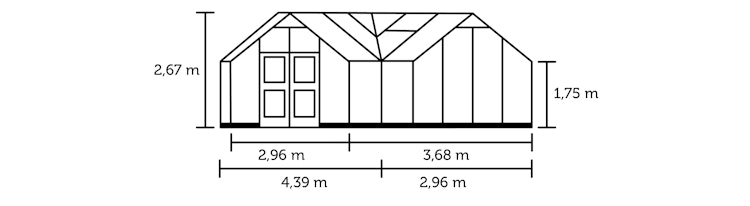 Juliana Gewächshaus Orangerie - 15,1 m²
