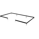 Vorschaubild Juliana Stahlfundament schwarz für Gewächshaus Jubii - 10,9 m²