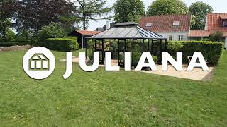 Juliana Gewächshaus Grand Oase SET inkl. Fundamentrahmen - 13 m² 